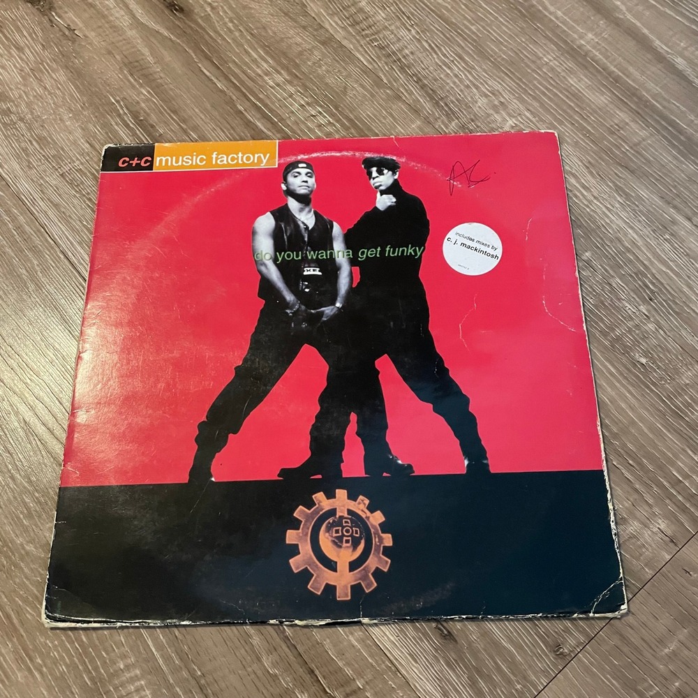 C+C Music Factory Do You Wanna Get Funky 12" Vinyl Single 1994 Columbia Dance